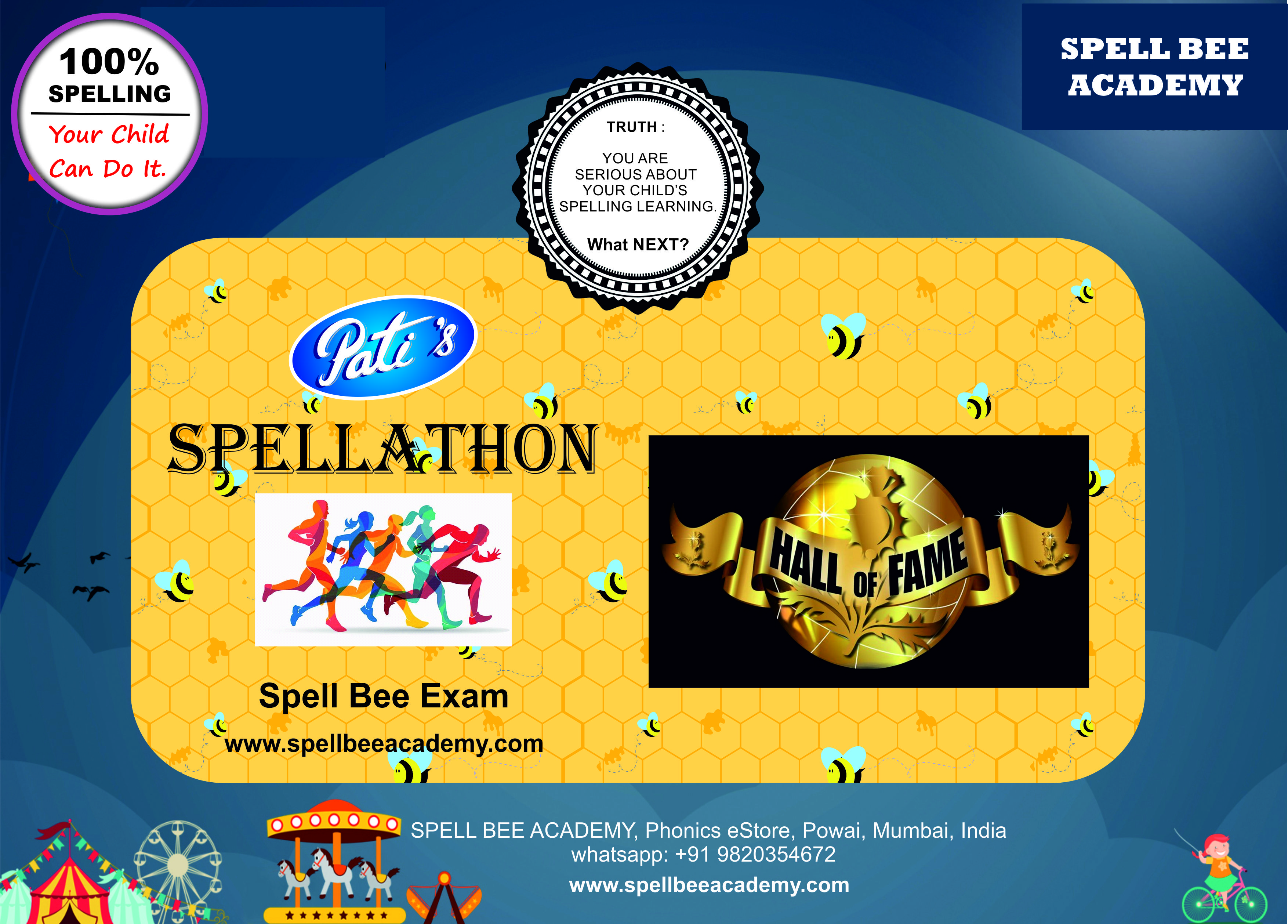 spell bee competition exam online registration
